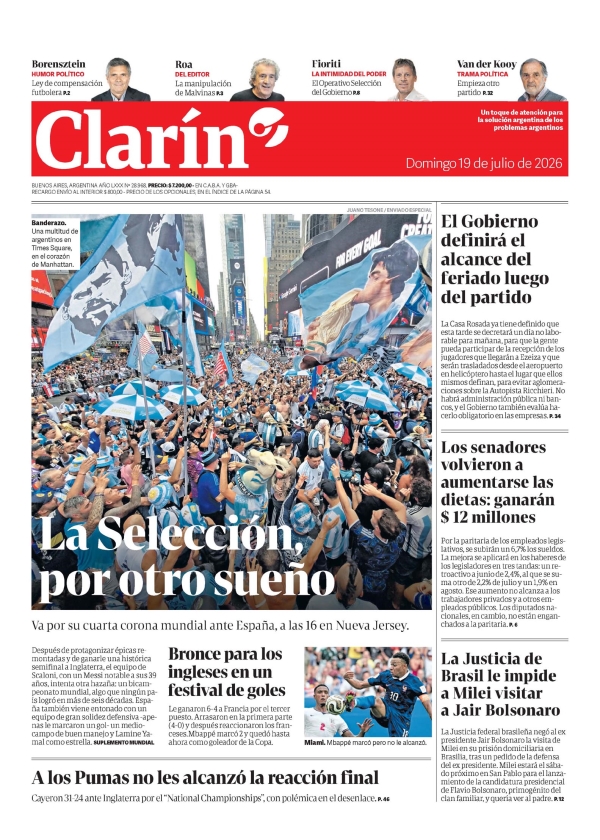 Tapa Clarín
