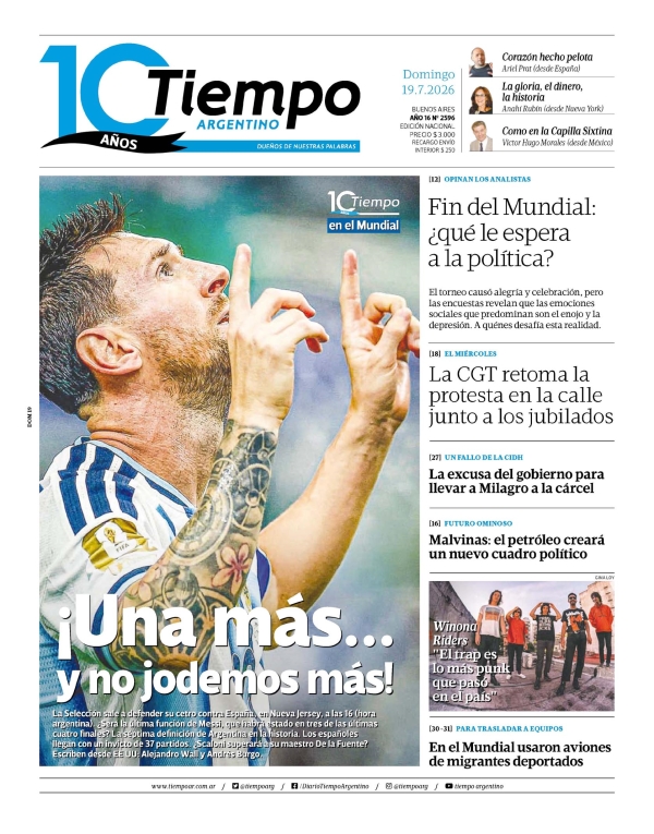 Tapa Tiempo Argentino