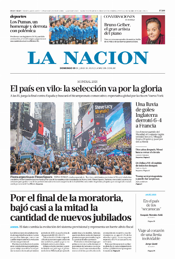 Tapa La Nación