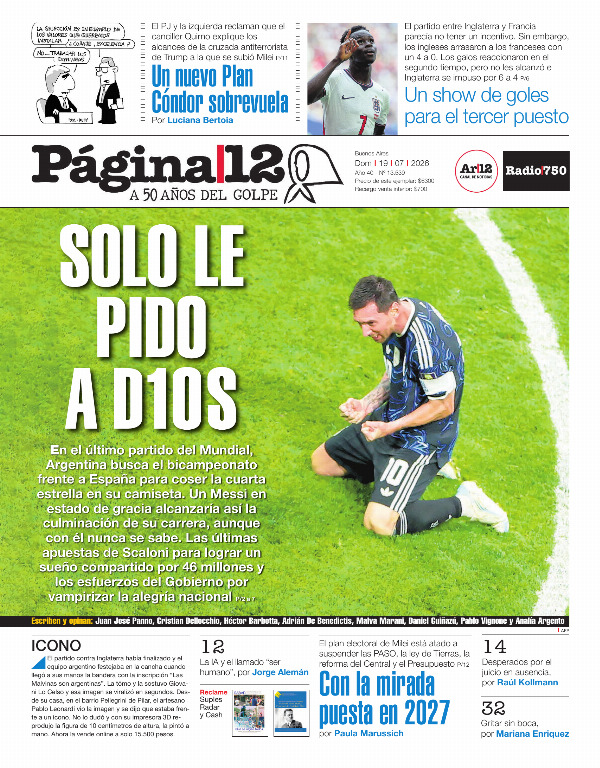 Tapa Página 12